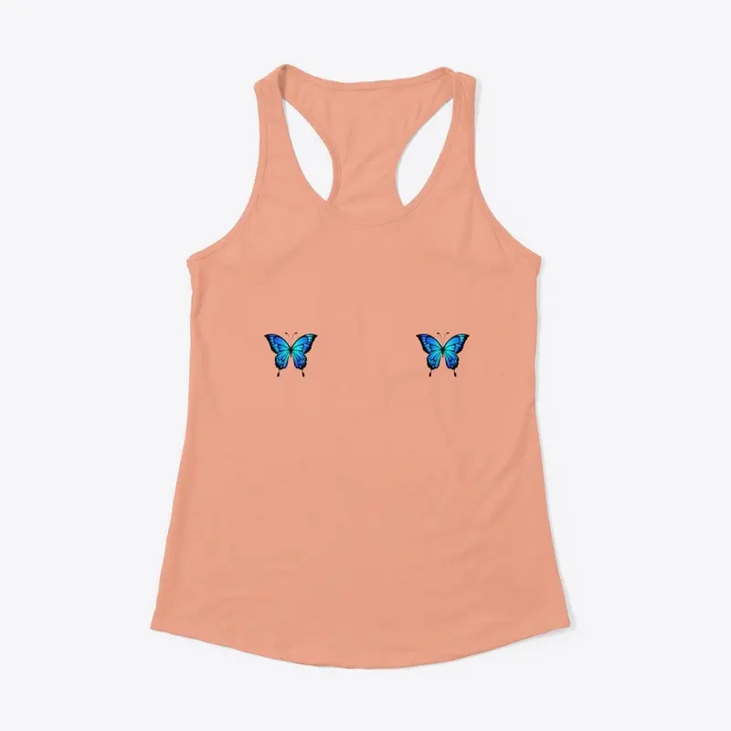 Blue Butterflies For Ladies